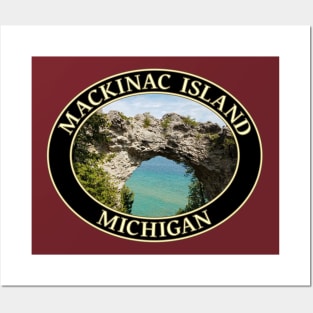 Arch Rock on Mackinac Island, Michigan Posters and Art